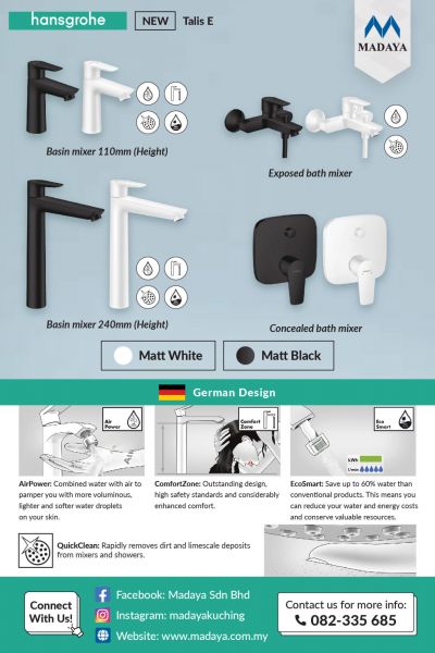 Hansgrohe Talis E Bath Mixer Collection