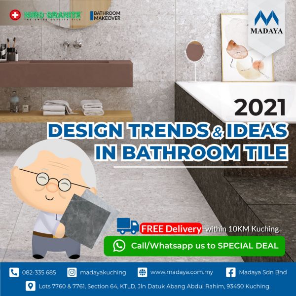 2021 Design Trends & Ideas In Bathroom Tile
