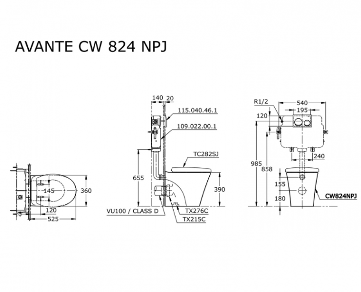 AVANTE CW 824 NPJ