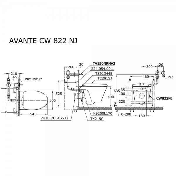 AVANTE CW 822 NJ