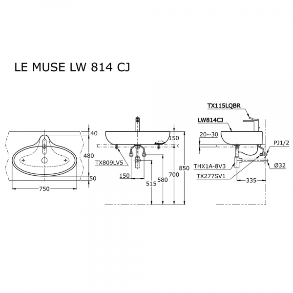 LE MUSE LW 814 CJ