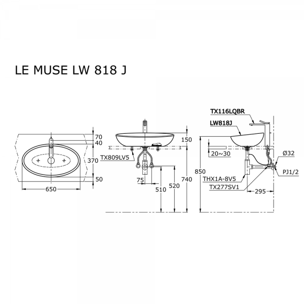 LE MUSE LW 818 J