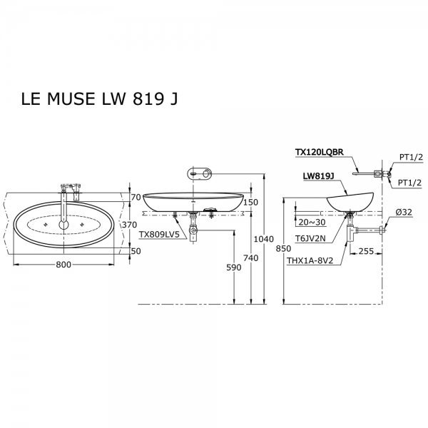 LE MUSE LW 819 J