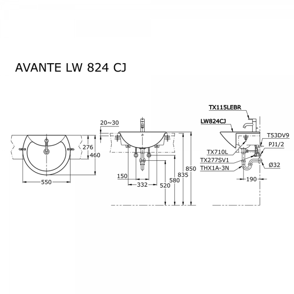 AVANTE LW 824 CJ