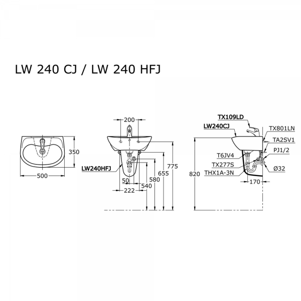 LW 240 CJ/ LW240HFJ