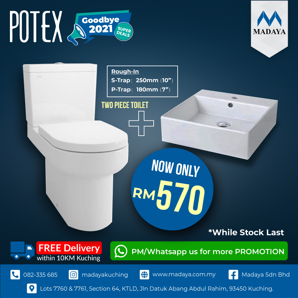 WC Toilet + Beautiful Basin Latest Sale