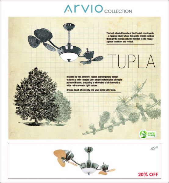 ARVIO Ceiling Fan Collection