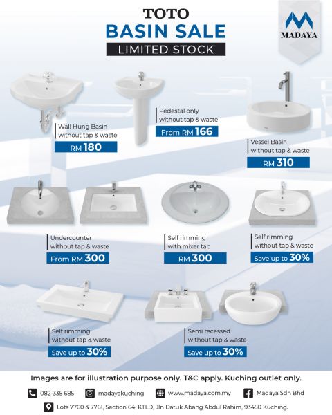 Basin Big Sale For TOTO Fans