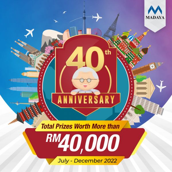 Madaya 40th Anniversary Deals Lucky Draw Prizes